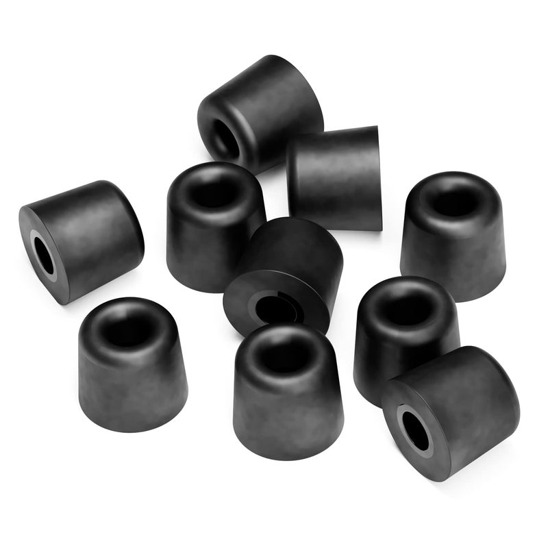 Decibullz Custom Molded Memory Foam Earbud Tips â€“ 5 Pack Medium | Comfortable Ear Bud Replacement Tips for Earphones & Earplugs - Image 1
